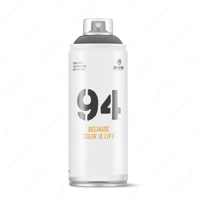 Аэрозольная краска Montana Colors MTN 94 черная (Carbon Black)