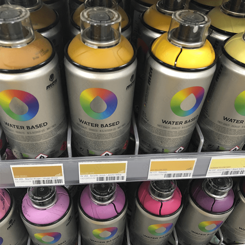 100 000 сум Аэрозольная краска Montana Colors WB 300 на водной основе черная матовая Carbon Black