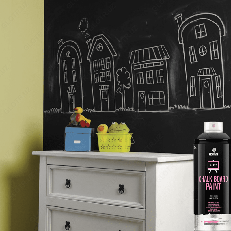 Modern Art Creator OOO - Аэрозольная краска для создания грифельной доски MTN PRO Chalk Board Paint Black