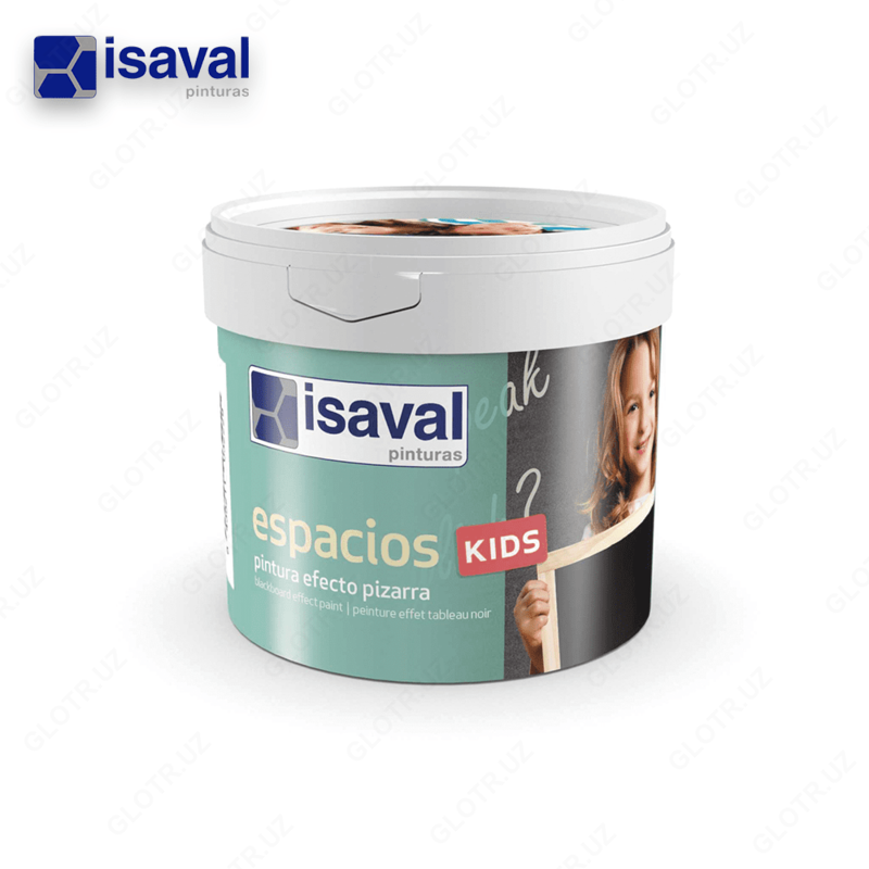 Shlangi taxtalar uchun qora suv bazlı bo'yoq Kids Spaces Blackboard 0