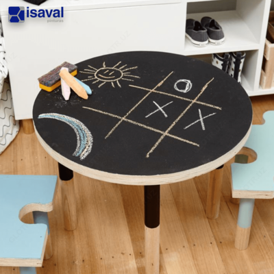 Краска для грифельной доски черная на водной основе Kids Spaces Blackboard 0.5 л Modern Art Creator OOO