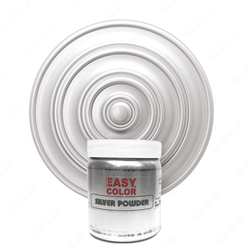 Металлизированная алюминевая пудра EASY COLOR Powder Silver 500 мл