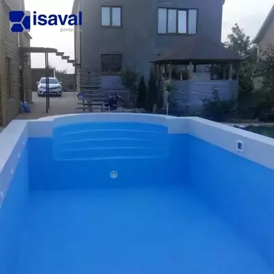 Краска для бассейна хлоркаучуковая Isaval Piscinas Clorocaucho Только в розницу