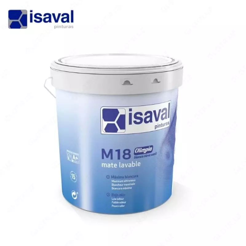 ISAVAL M 18 mog'orga qarshi chuqur mat akril bo'yoq