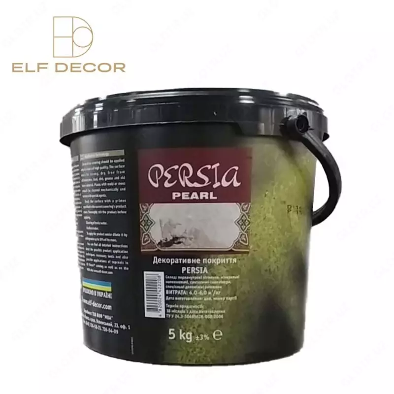 Декоративное покрытие PERSIA Pearl  обладает повышенной прочностью