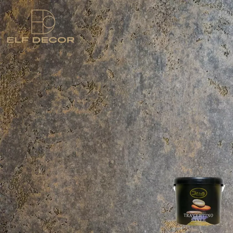  Декоративная фактурная штукатурка Travertino Style  для создания натурального камня - Краски