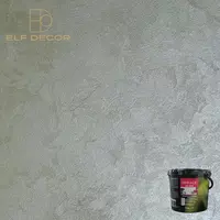   Декоративная краска Mirage Silver  бархатистая текстура с серебристым металлическим и перламутровым эффектом