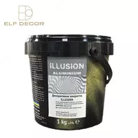 Декоративная краска Illusion Aluminium  для создания оригинальных фрагментов помещения