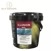 Декоративная краска Illusion Red  с металлическим переливом рубинового цвета