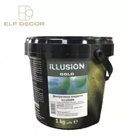 Декоративная краска Illusion Gold  для золочения в интерьере и создания акцентных стен и фрагментов