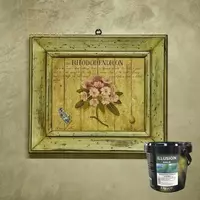   Декоративная краска Illusion Gold  для золочения в интерьере и создания акцентных стен и фрагментов
