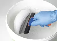  Шпатель изогнутый для шпаклевки с двухкомпонентной ручкой  20 см - 