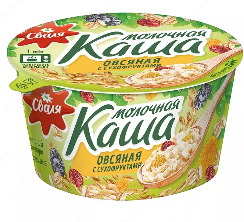  Молочная каша овсяная с сухофруктами СВАЛЯ - 