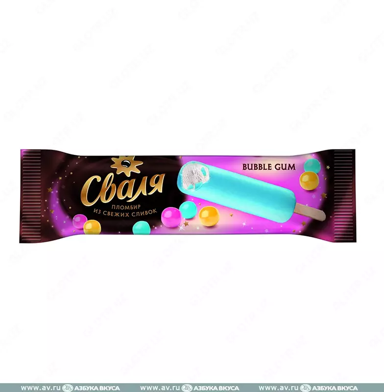  Мороженое СВАЛЯ Эскимо Баббл-Гам - 