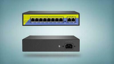 PoE коммутатор 8+2 (10/100 мбит/с) - 320 000 сум / шт.