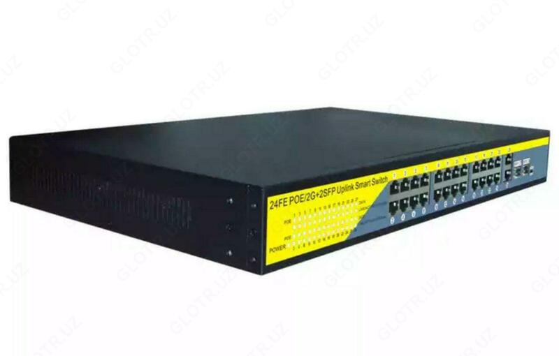 PoE коммутатор 24+2 (10/100/1000 мбит/с)