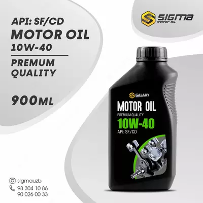 Моторное масло полусинтетическое GALAXY SIGMA SAE 10W-40, 4 л