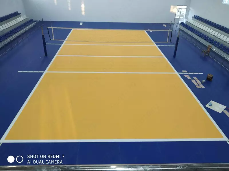 PVXdan tayyorlangan sport qoplamasi. “Sanfa Sport” sport linoleumi (ish bajarilishi bilan birga). - Sanfa muhandisligi
