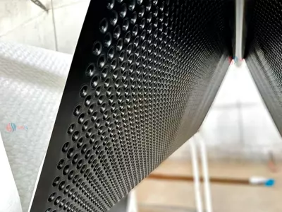 Filtrlanadigan profillangan drenaj membranasi