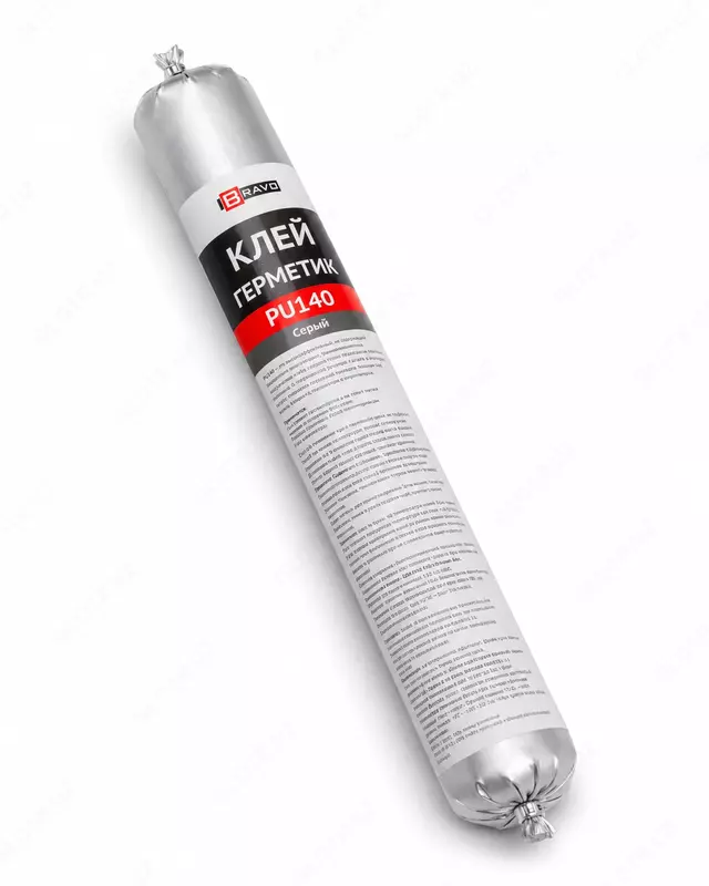  PU140 kulrang poliuretan germetik 600 ml - beton  metall va shisha uchun yelim-germetik - 