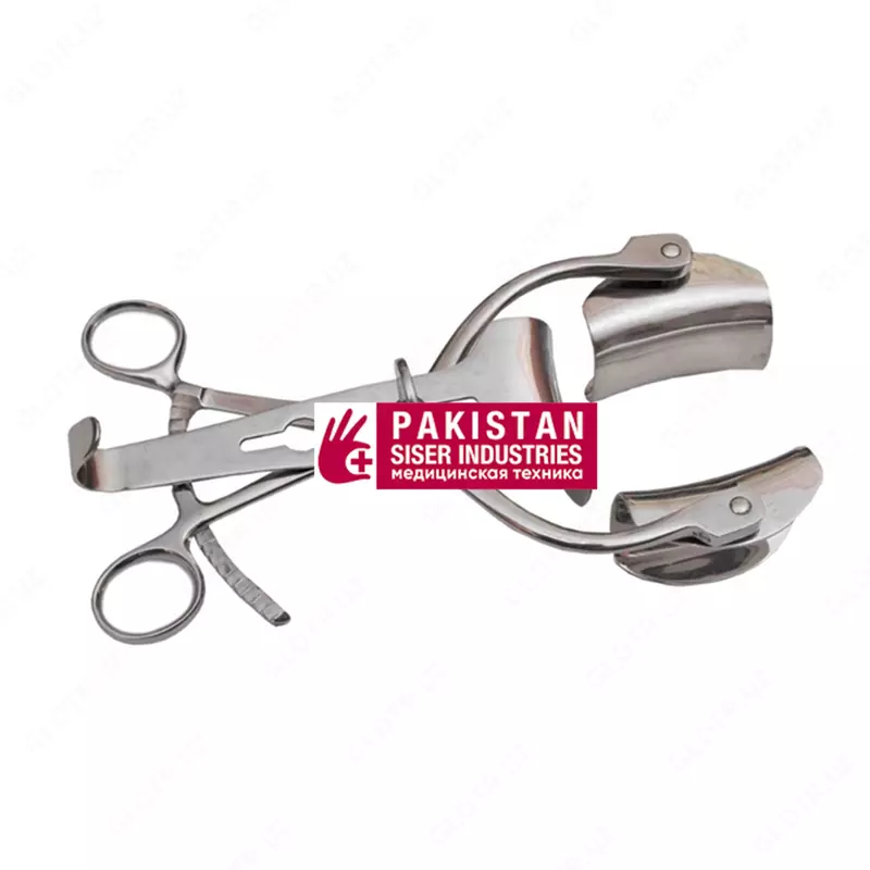 Ранорасширитель с кремальерой трехстворчатый