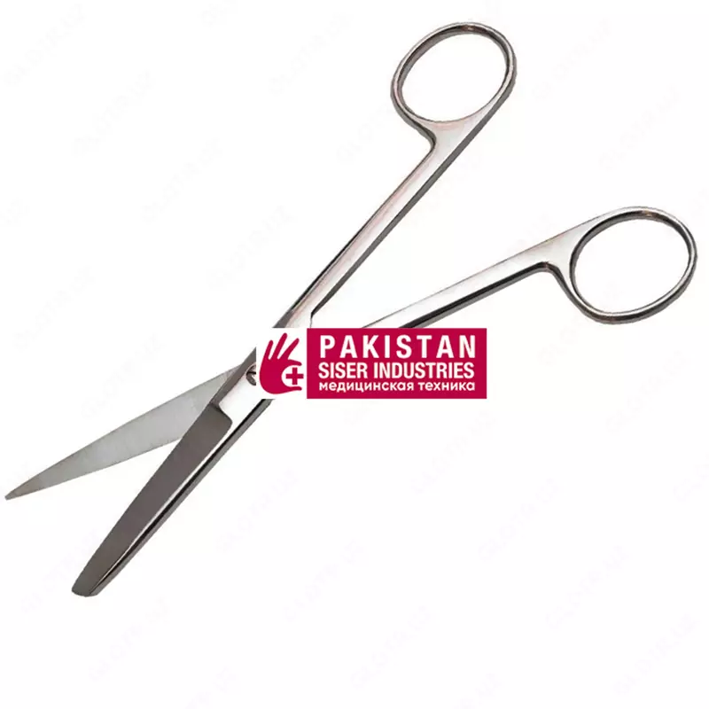 Bitta o'tkir uchli tekis qaychi