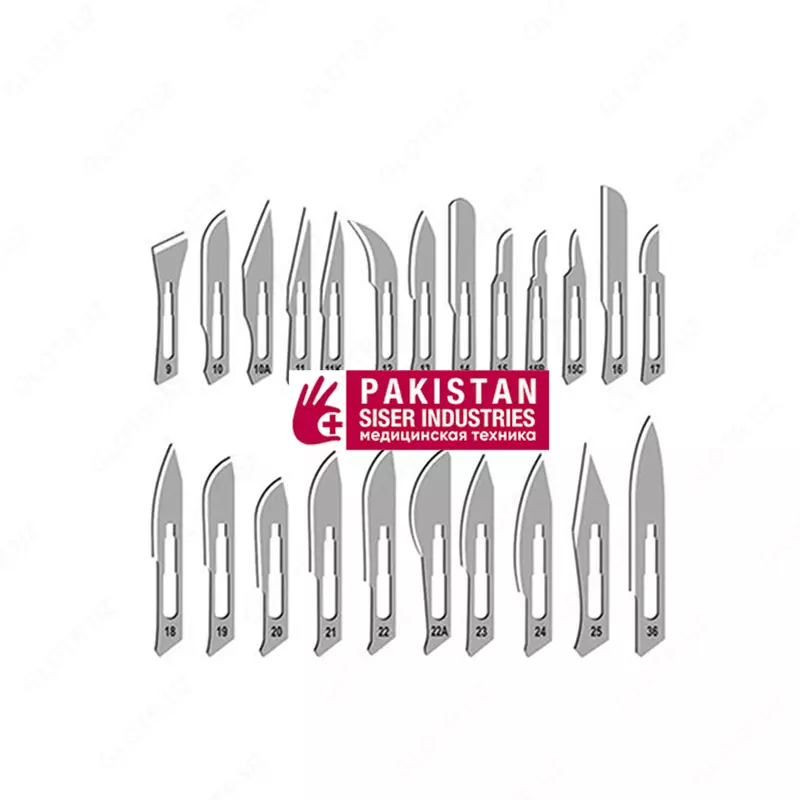 Стерильные лезвия для скальпеля - 1 500 сум