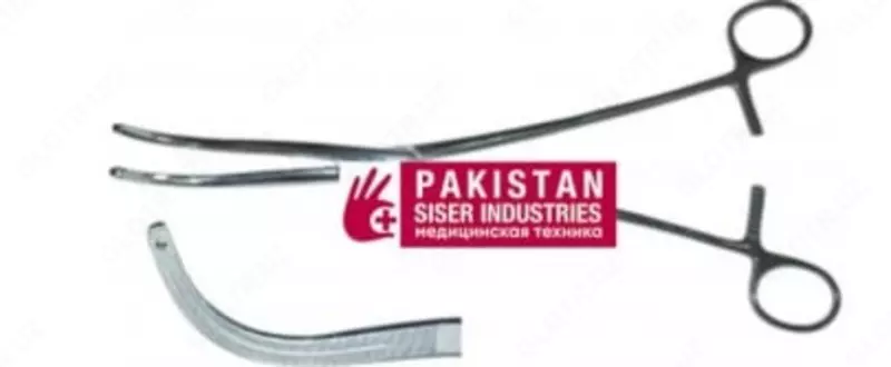 Buyrak pedikulasi uchun qisqich  radius №1 boylab kavisli (Fedorova)