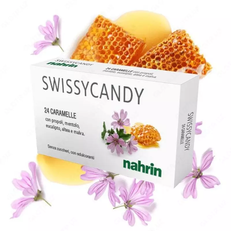 Shveytsariya SWISSCANDY lo‘monlari o‘simlik ekstraktlari