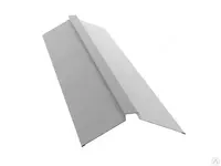 Планка конька плоского фигурная 115x115x3000  Полиэстер  0.45 мм (Россия)