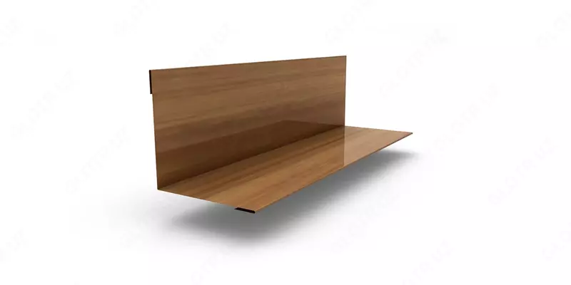 Планка угла внутреннего ПУВ-30х30х3000 Ecosteel 0 5 мм для отделки сайдинга (Россия)