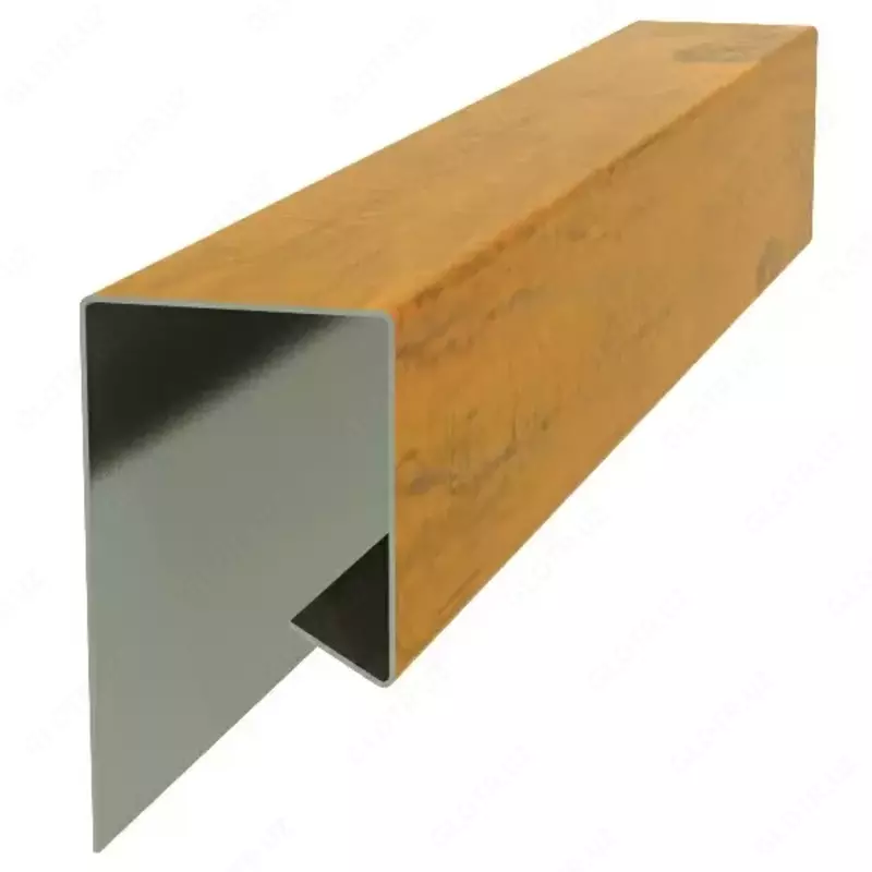 Планка завершающая сложная ПЗС-30х25х3000 Ecosteel 0 5 мм для отделки сайдинга (Россия)