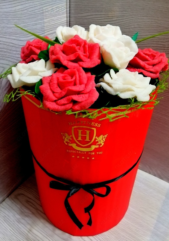 Цветы из мыла