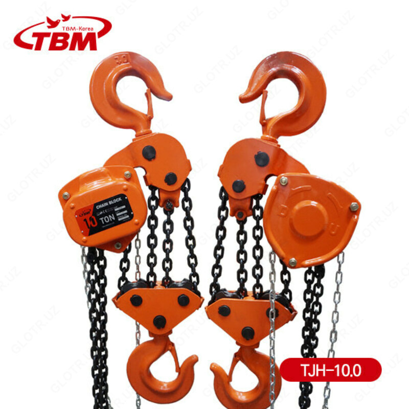 TJH-10.0 zanjir bloki  qolda kotarish zanjiri - 10 tonna