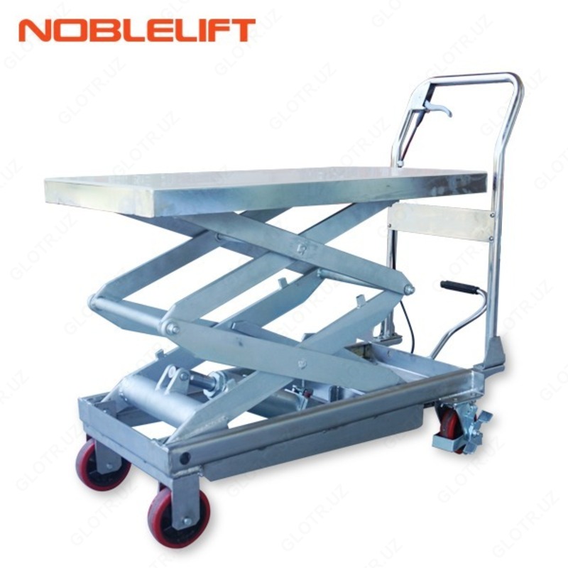  Двухступенчатый ручной гидравлический мобильный подъемный стол из нержавеющей стали TFD15S / TFD35S - 