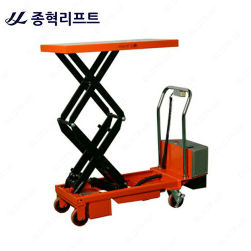  Двухступенчатый электрогидравлический передвижной подъемный стол JHE-350D - 