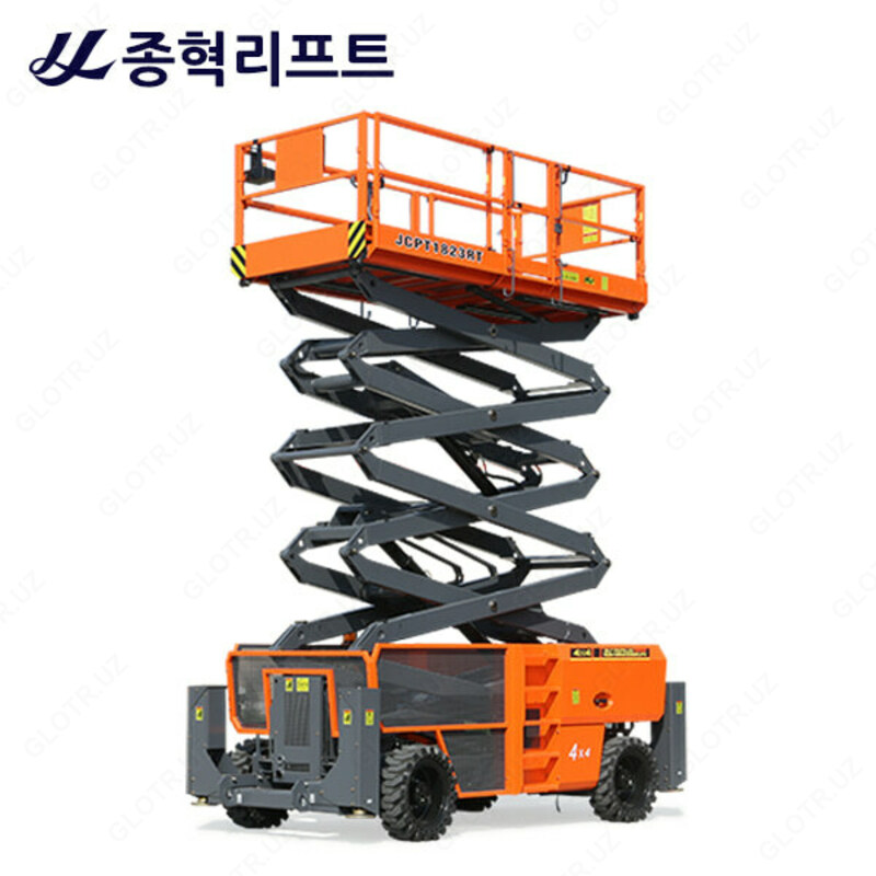 Самодвижущиеся вышки  электрический гидравлический подъемник с подъемной платформой KCS JCPT-1823RT