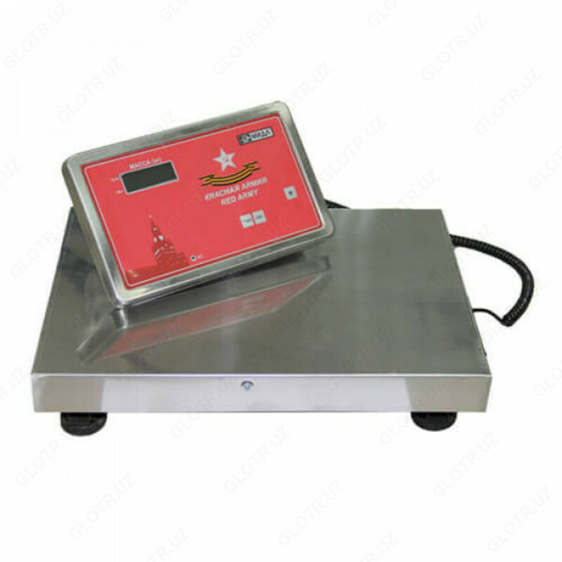 ВЕСЫ НАПОЛЬНЫЕ ДО 300 КГ (450Х600) КРАСНАЯ АРМИЯ Т