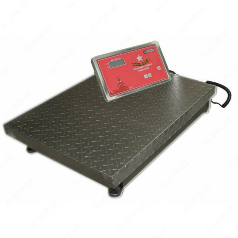  ВЕСЫ НАПОЛЬНЫЕ ДО 300 КГ (450Х600) КРАСНАЯ АРМИЯ АВТО - 