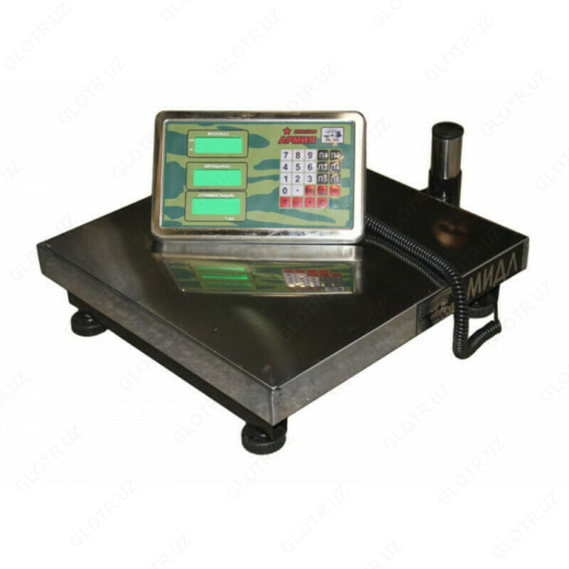  ВЕСЫ НАПОЛЬНЫЕ ДО 300 КГ (450Х600) КРАСНАЯ АРМИЯ АВТО Только в розницу