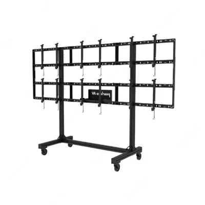2 x 2 m video devorlar va monitorlar uchun tashqi mobil stend (assortiment)