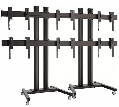 Ochiq mobil stend "Pedestal" video devorlar va monitorlar uchun 2 x 2 m - Narx so&#039;rov asosida