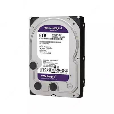 Жесткий диск "Western Digital WD Purple" 6 ТБ (WD62PURZ) Оригинал
