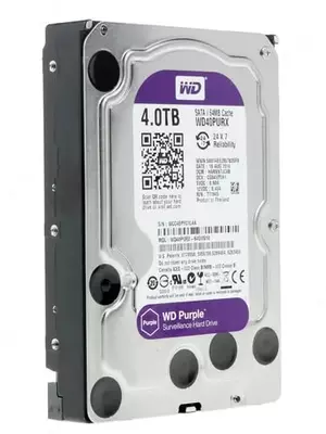 Qattiq disk "Western Digital WD Purple" 4 TB (WD40PURX) Original