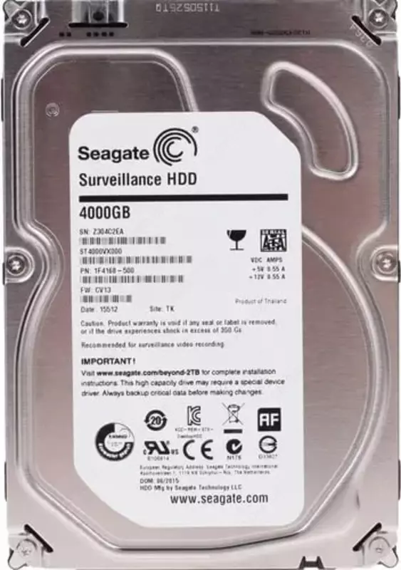 Жесткий диск SATA-3 "Seagate Surveillance" 4 ТБ (ST4000VX000-520) - 912 000 сум