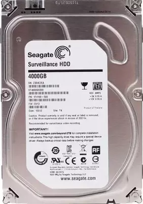 Жесткий диск SATA-3 "Seagate Surveillance" 4 ТБ (ST4000VX000-520) - 912 000 сум / шт.