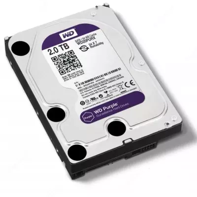 Жесткий диск "Western Digital WD Purple" 2 ТБ (WD20PURX-78) Оригинал - 649 800 сум / шт.