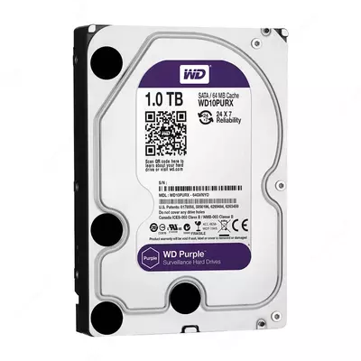 Жесткий диск "Western Digital WD Purple" 1 ТБ (WD10PURX-78)
