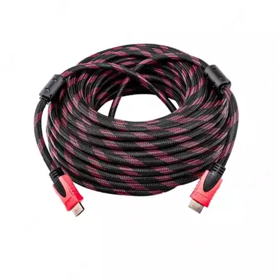 Аудио/видео Кабель Hdmi в тканевой оплетке 1080р (15 м)