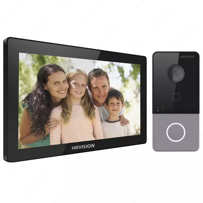 IP-видеодомофон 10" "HIKVISION DS-KH8520-WTE1 + DS-KV6103-PE1" (Wi-Fi)